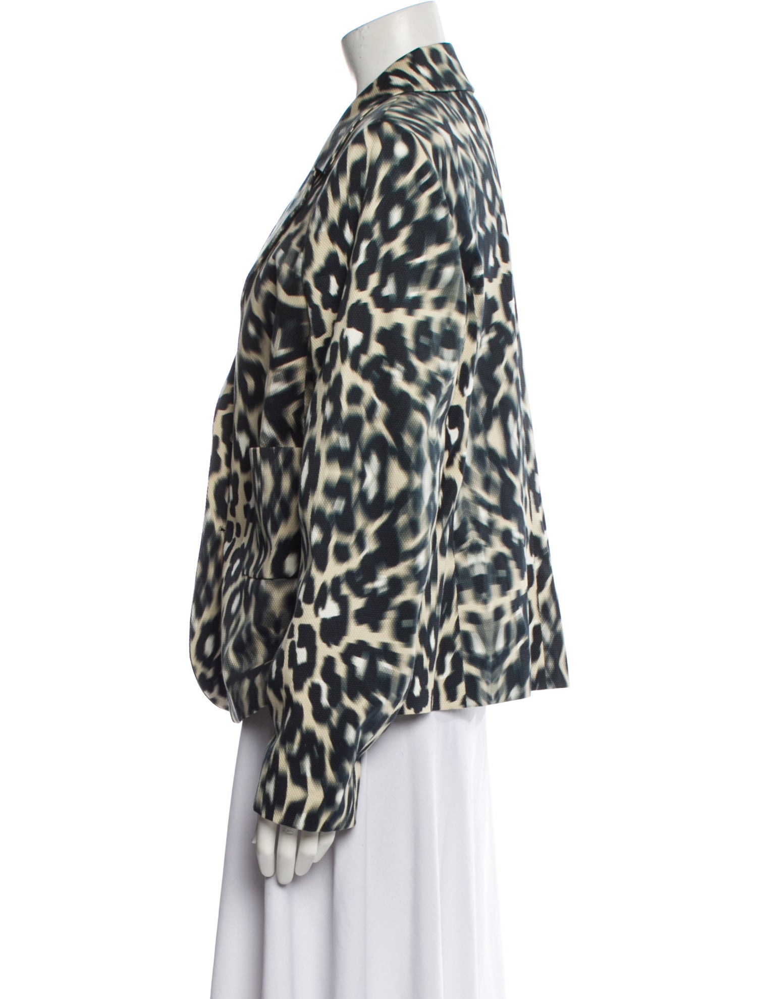 Escada Animal Print Blazer