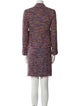Escada Virgin Wool Tweed Pattern Skirt Set