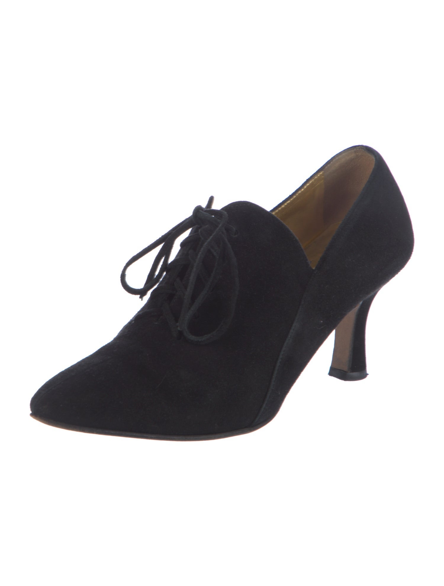 Escada Suede T-Strap Pumps