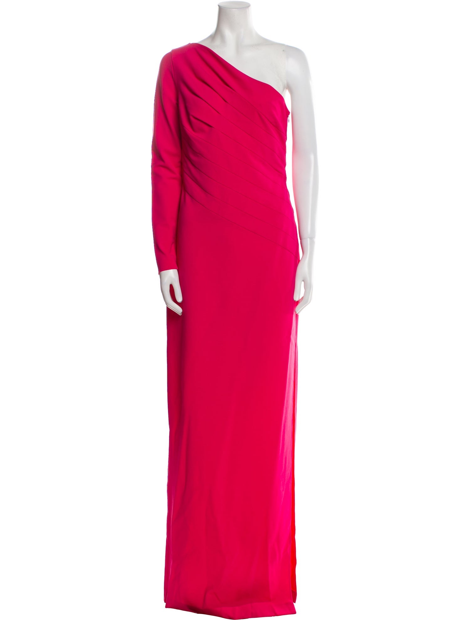 Escada One-Shoulder Long Dress