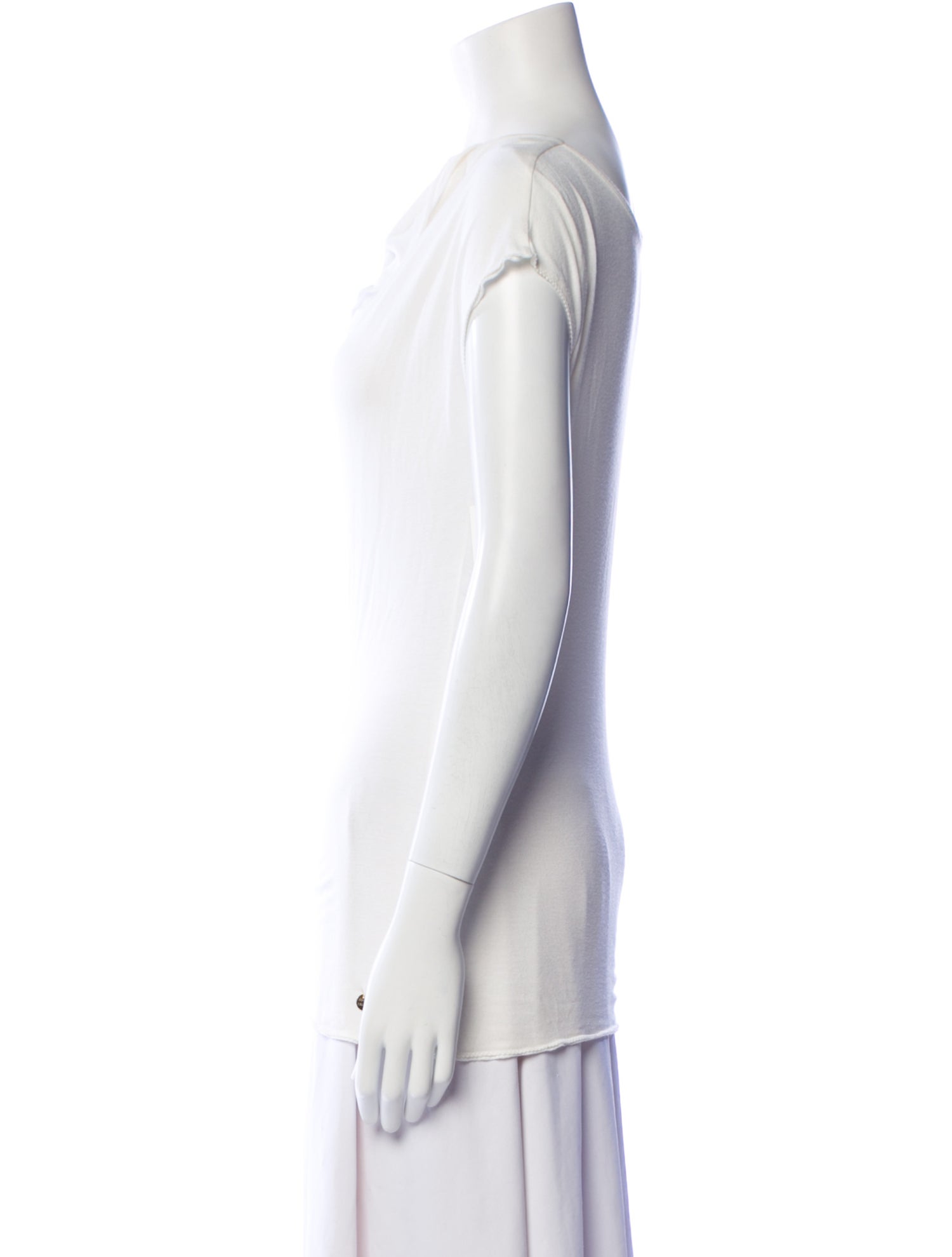 Escada Cowl Neck Sleeveless T-Shirt