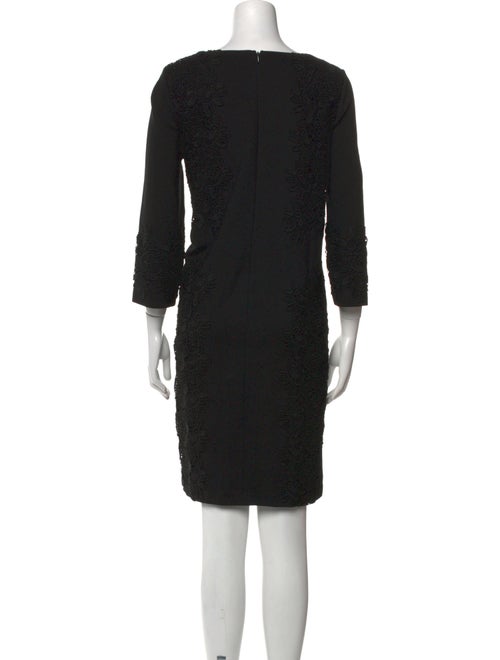 Escada Bateau Neckline Knee-Length Dress