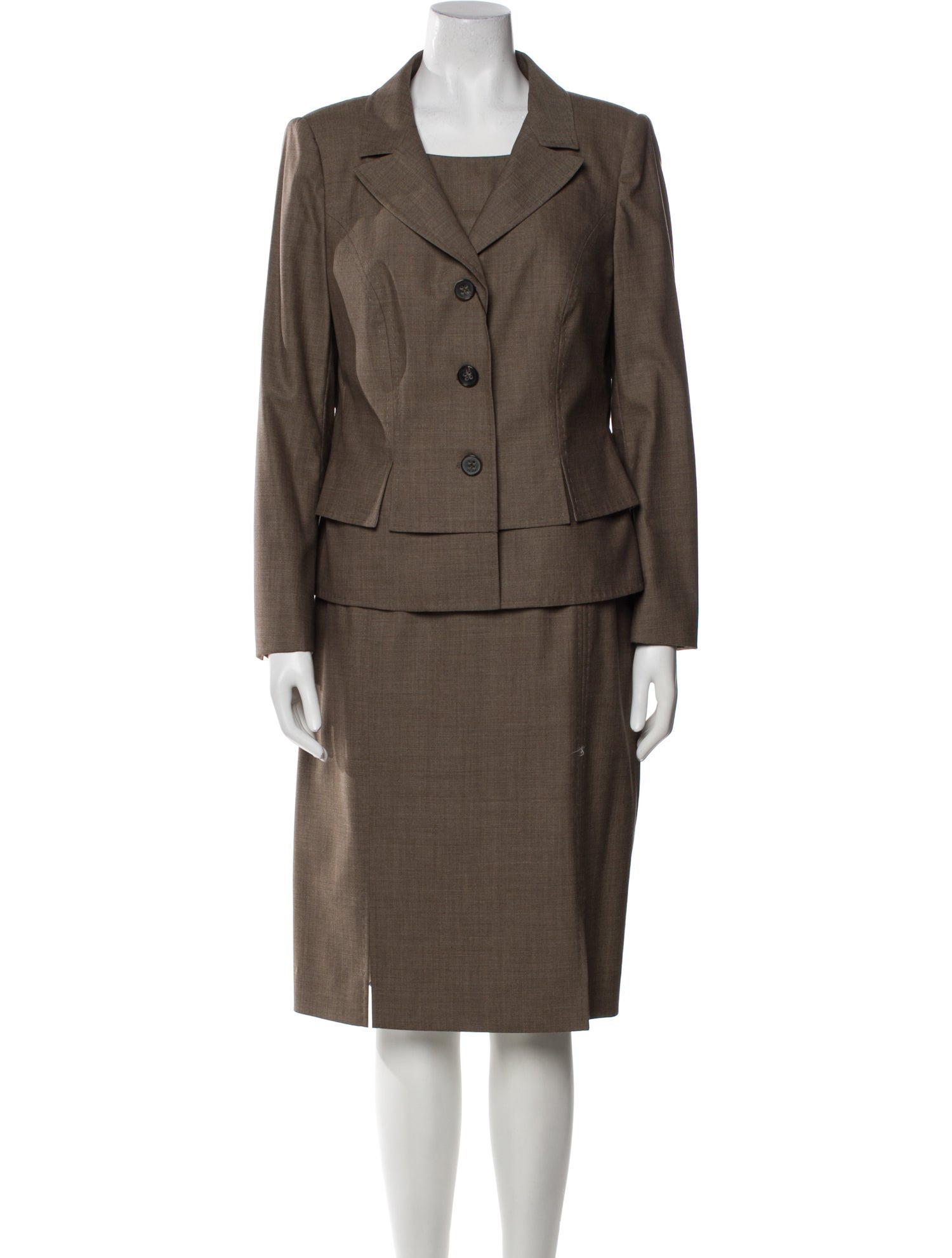 Escada Wool Dress Set w/ Tags