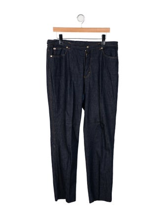 Escada High-Rise Straight Leg Jeans