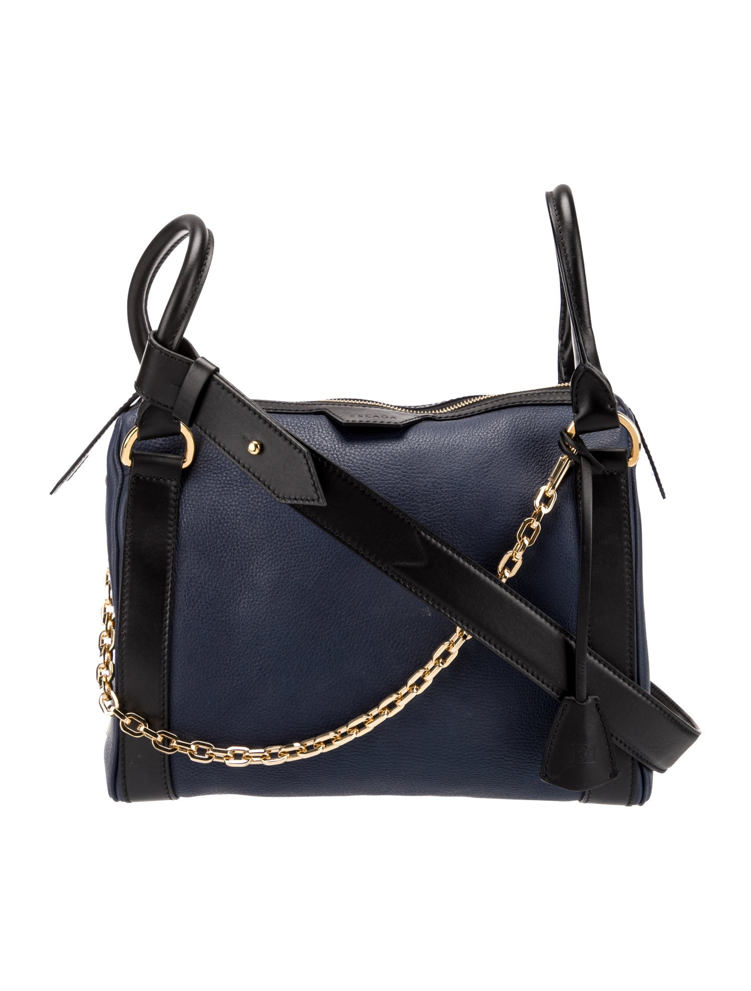 Escada Leather Top Handle Bag