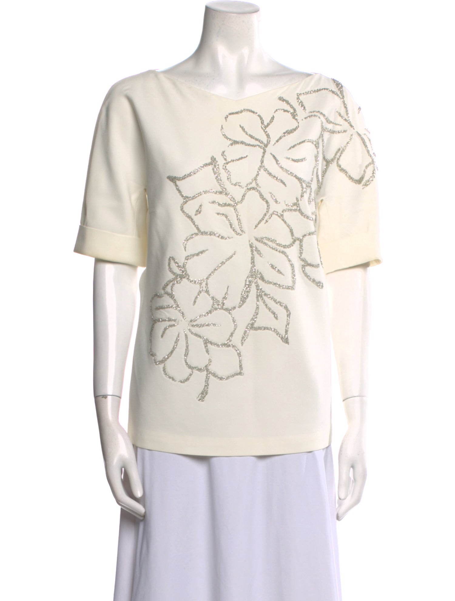 Escada Graphic Print Scoop Neck T-Shirt