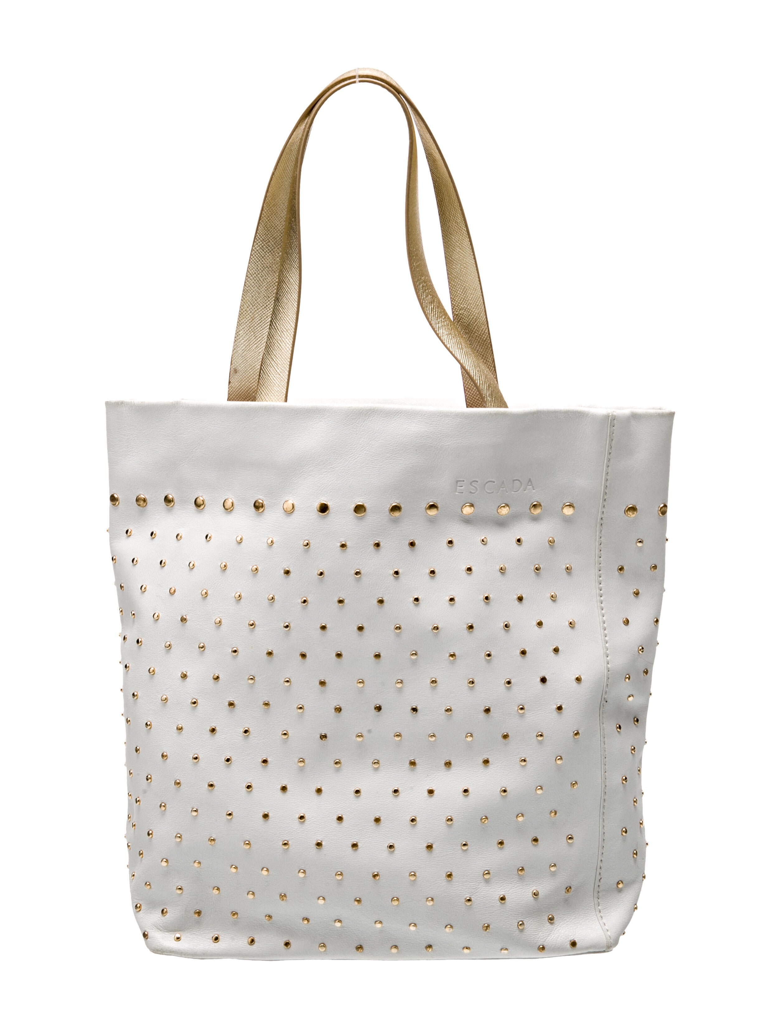 Escada Leather Top Handle Bag