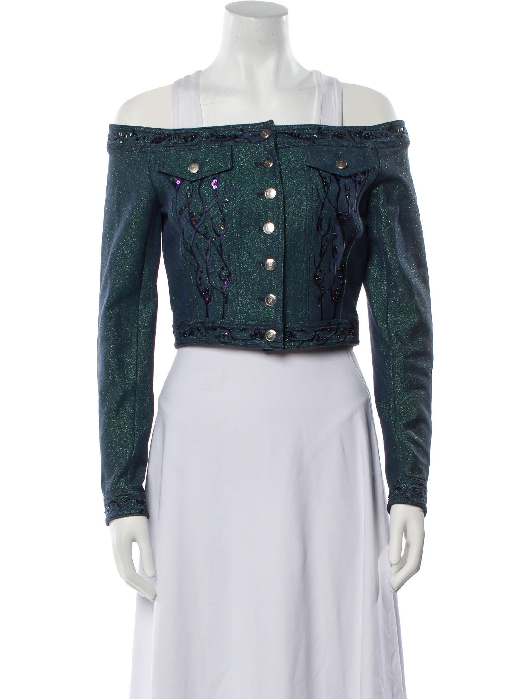 Escada Vintage Denim Jacket w/ Tags