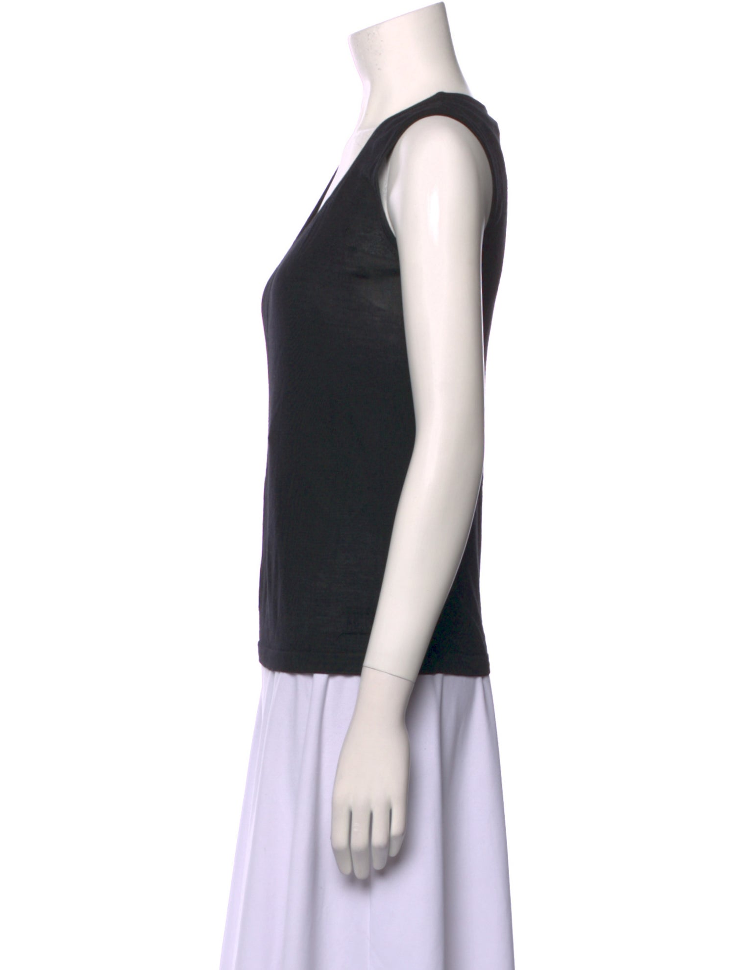 Escada Scoop Neck Sleeveless Top
