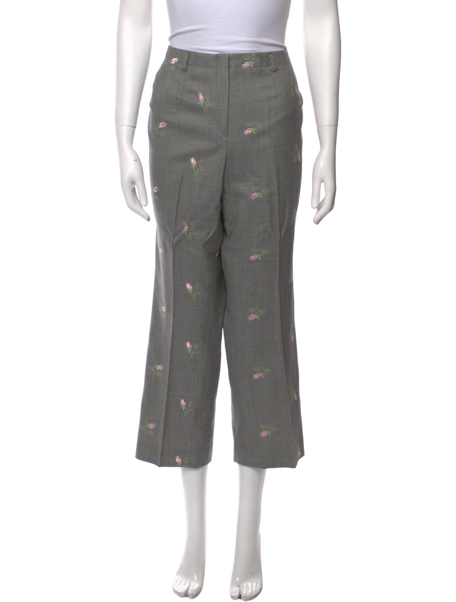 Escada Wool Wide Leg Pants
