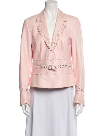 Escada Jackets Leather Blazer Us10, De40 | S