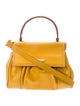 Escada Embossed Leather Top Handle Bag