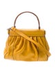 Escada Embossed Leather Top Handle Bag
