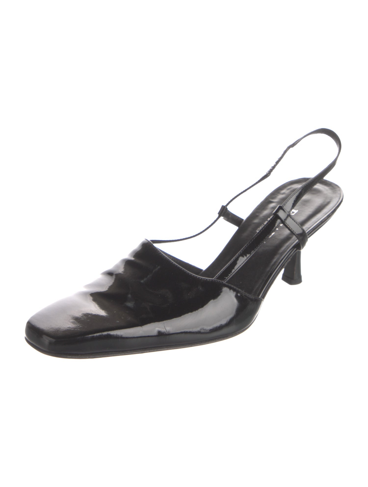 Escada Patent Leather Slingback Pumps