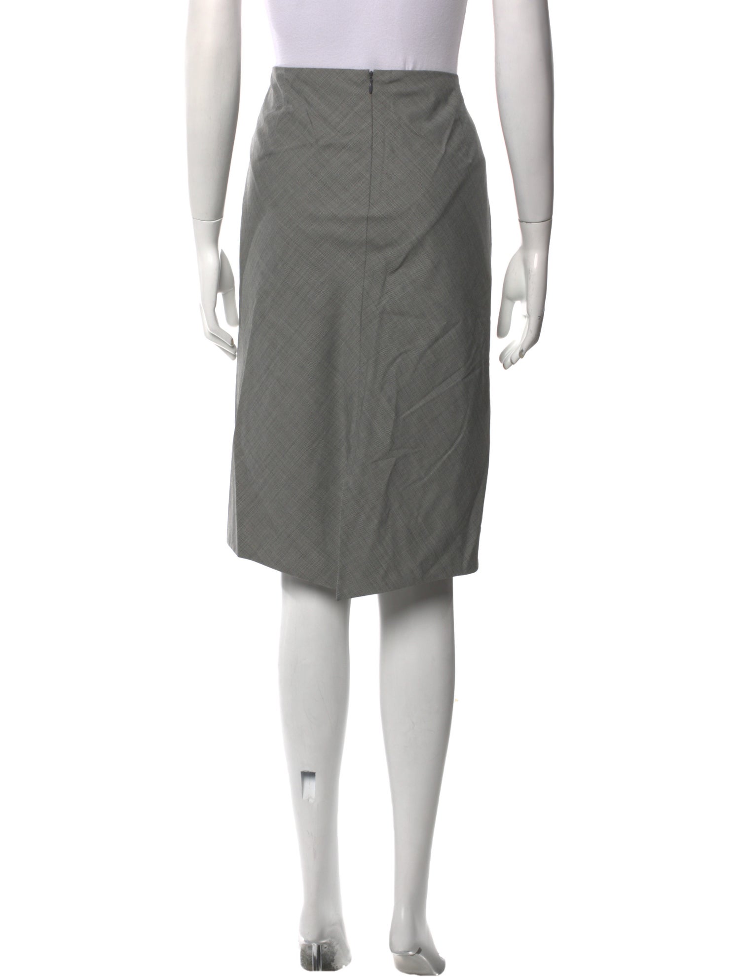 Escada Virgin Wool Knee-Length Skirt