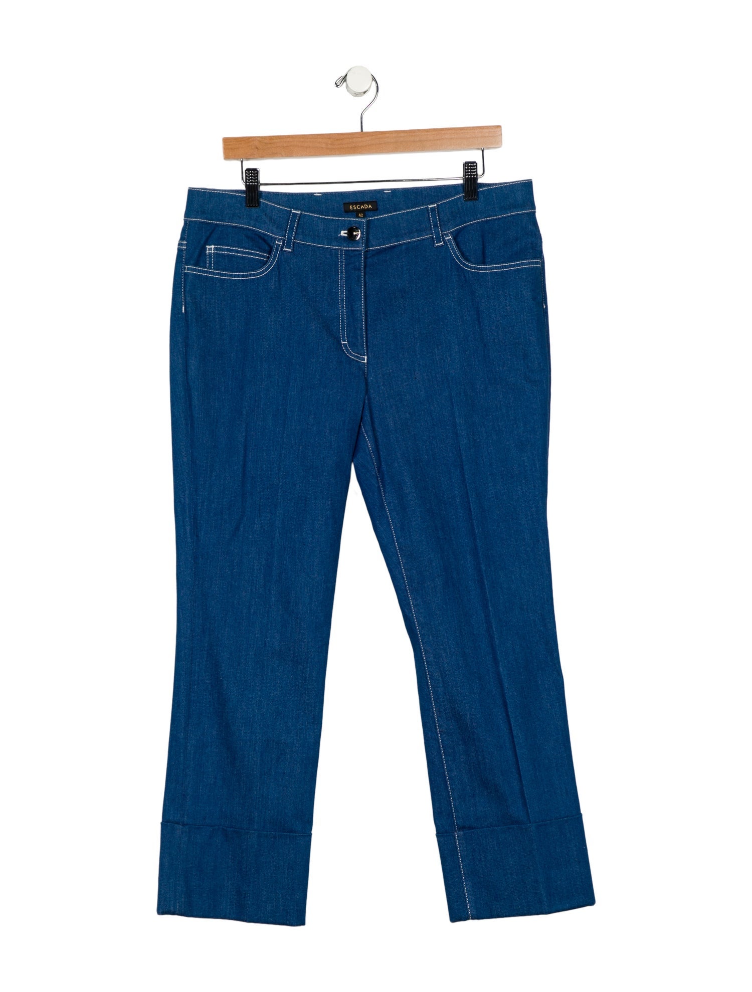 Escada Mid-Rise Straight Leg Jeans w/ Tags