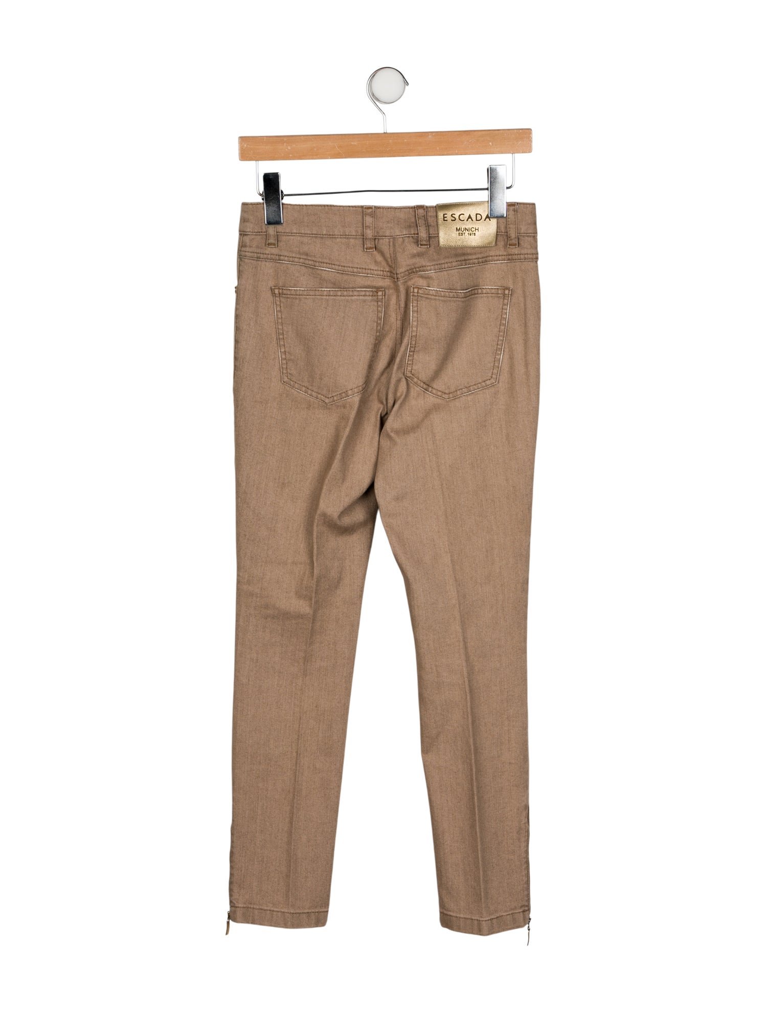 Escada Mid-Rise Straight Leg Jeans