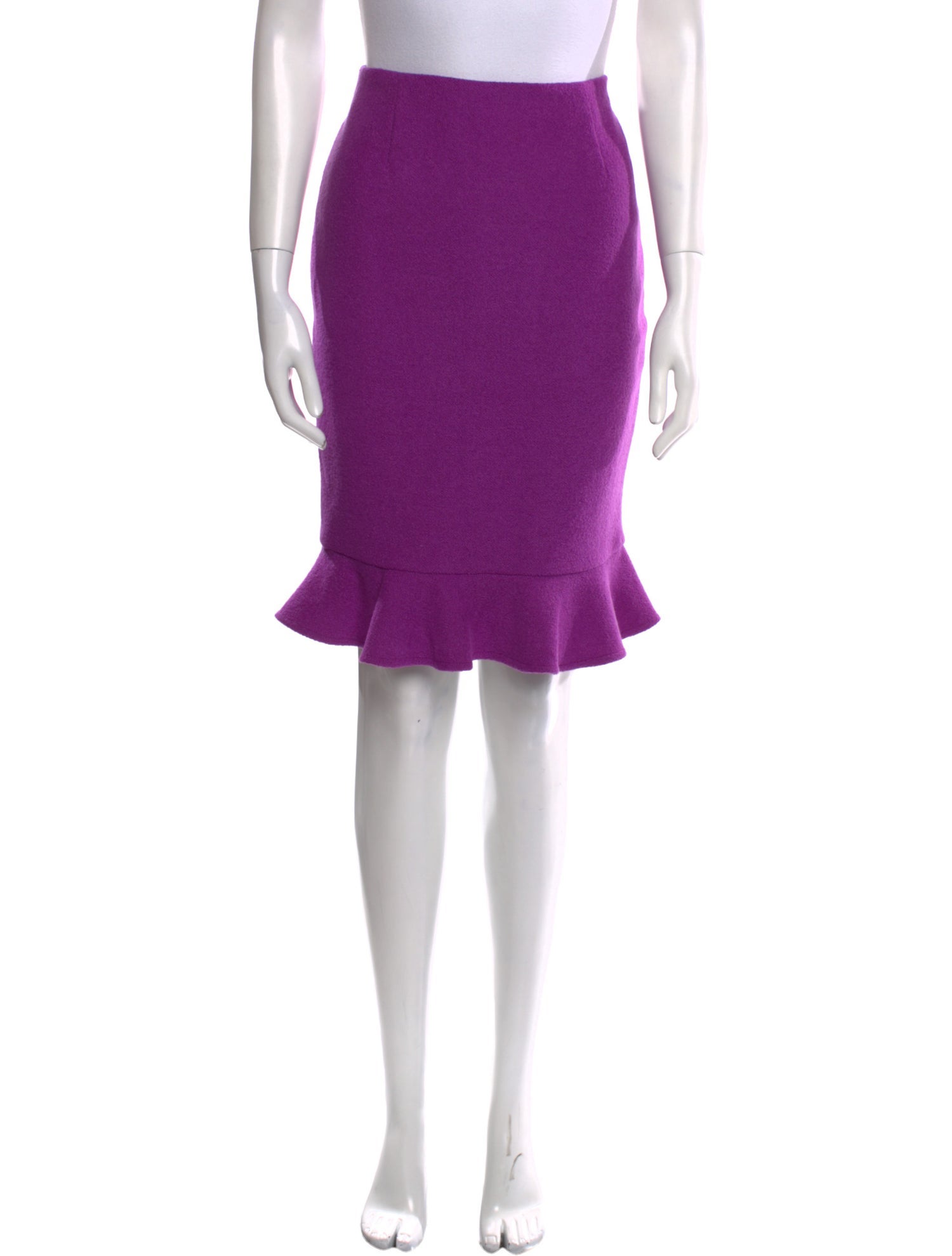 Escada Wool Knee-Length Skirt