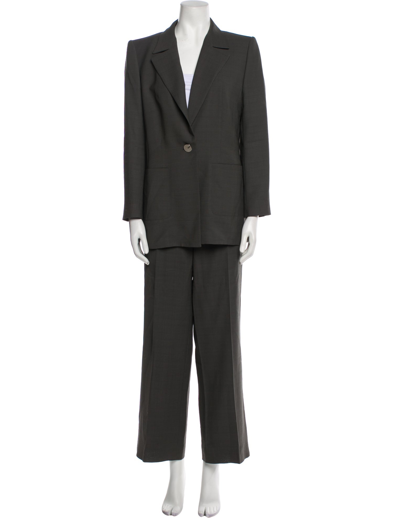 Escada Virgin Wool Pantsuit