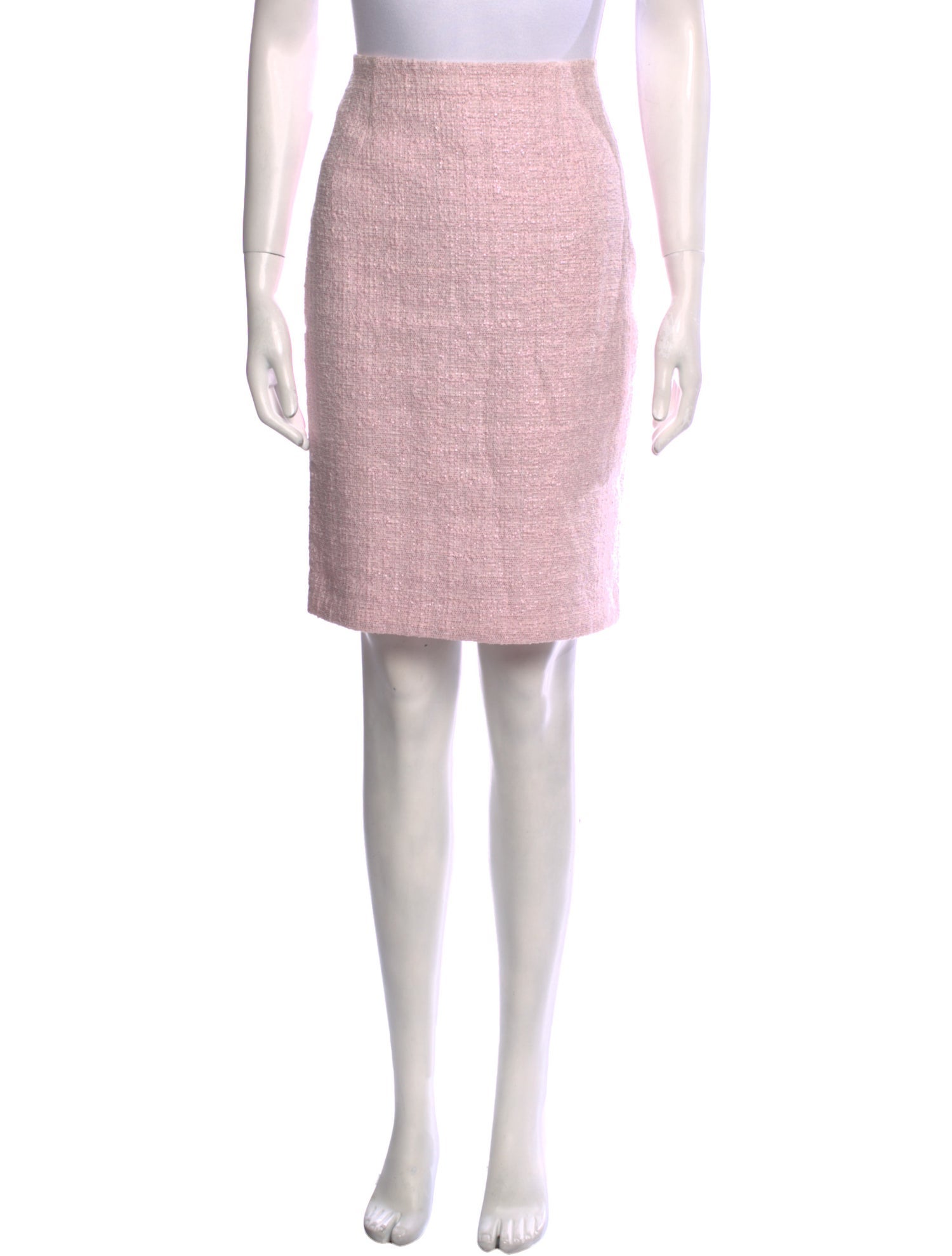 Escada Glitter Accents Knee-Length Skirt