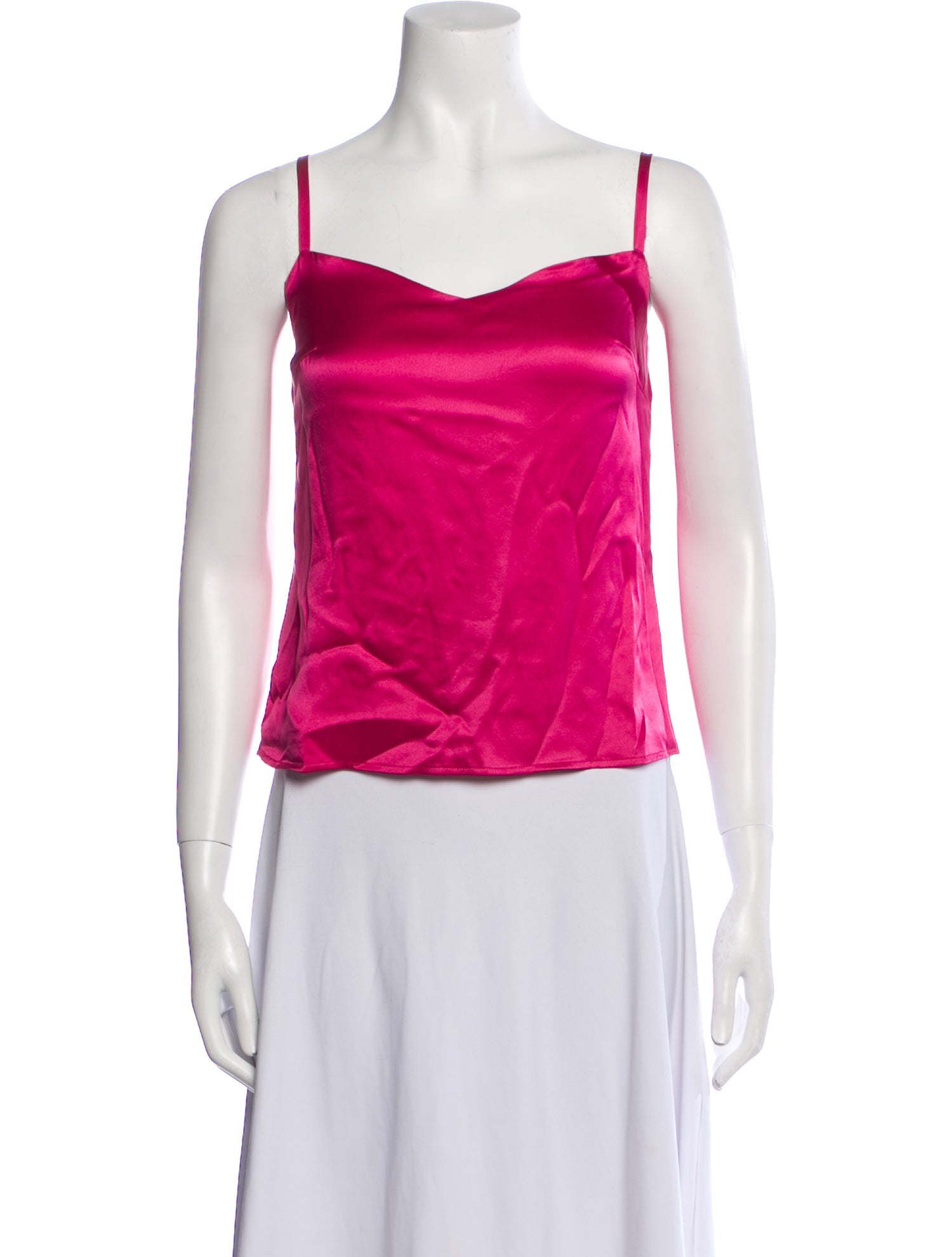 Escada Silk Square Neckline Top