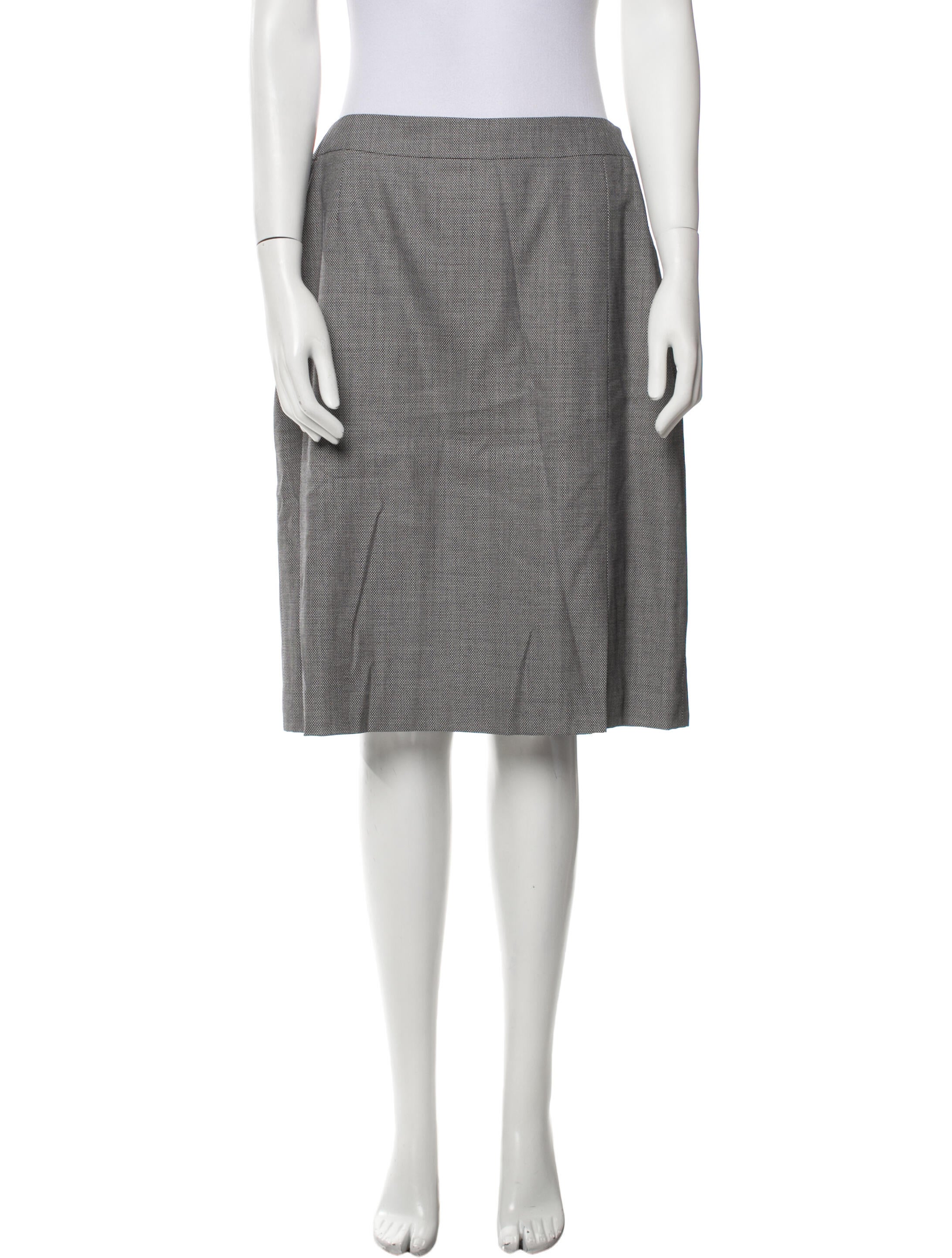 Escada Wool Knee-Length Skirt