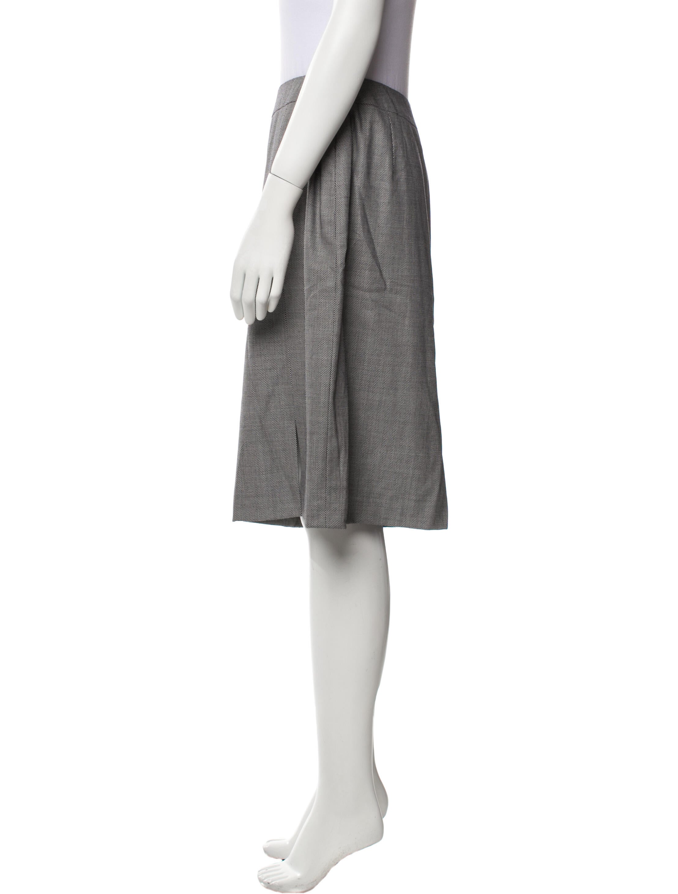 Escada Wool Knee-Length Skirt