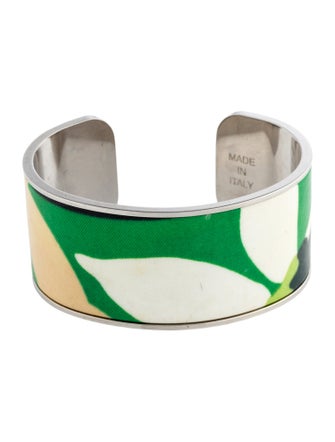 Escada Printed Cuff Bracelet