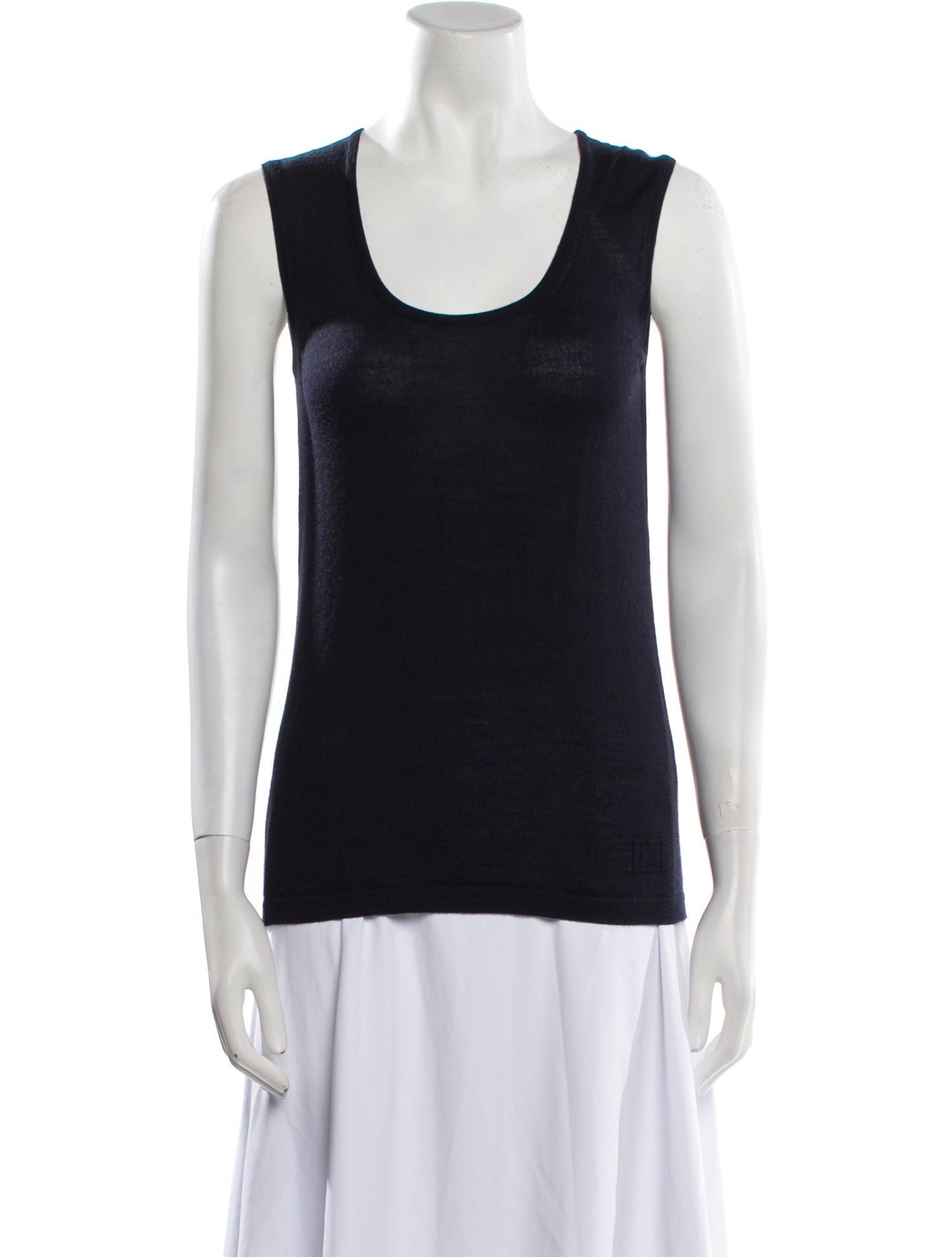 Escada Virgin Wool Scoop Neck Top