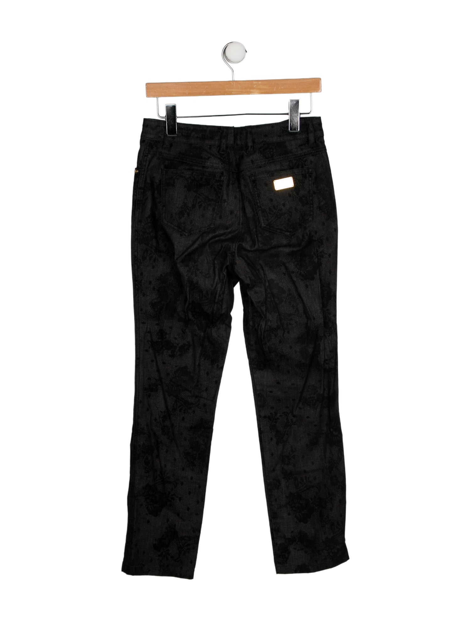 Escada Mid-Rise Straight Leg Jeans