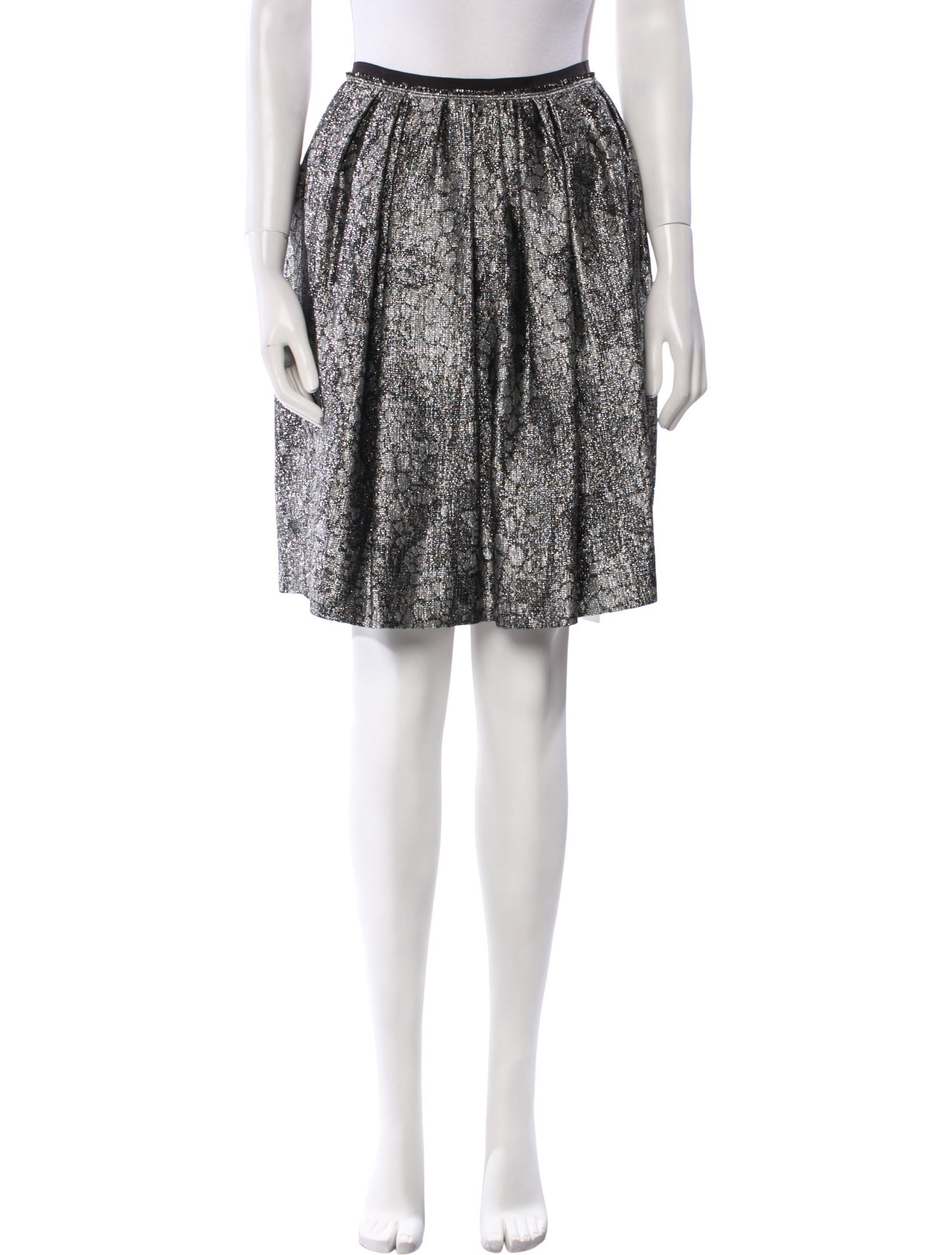 Escada Sport Printed Knee-Length Skirt w/ Tags