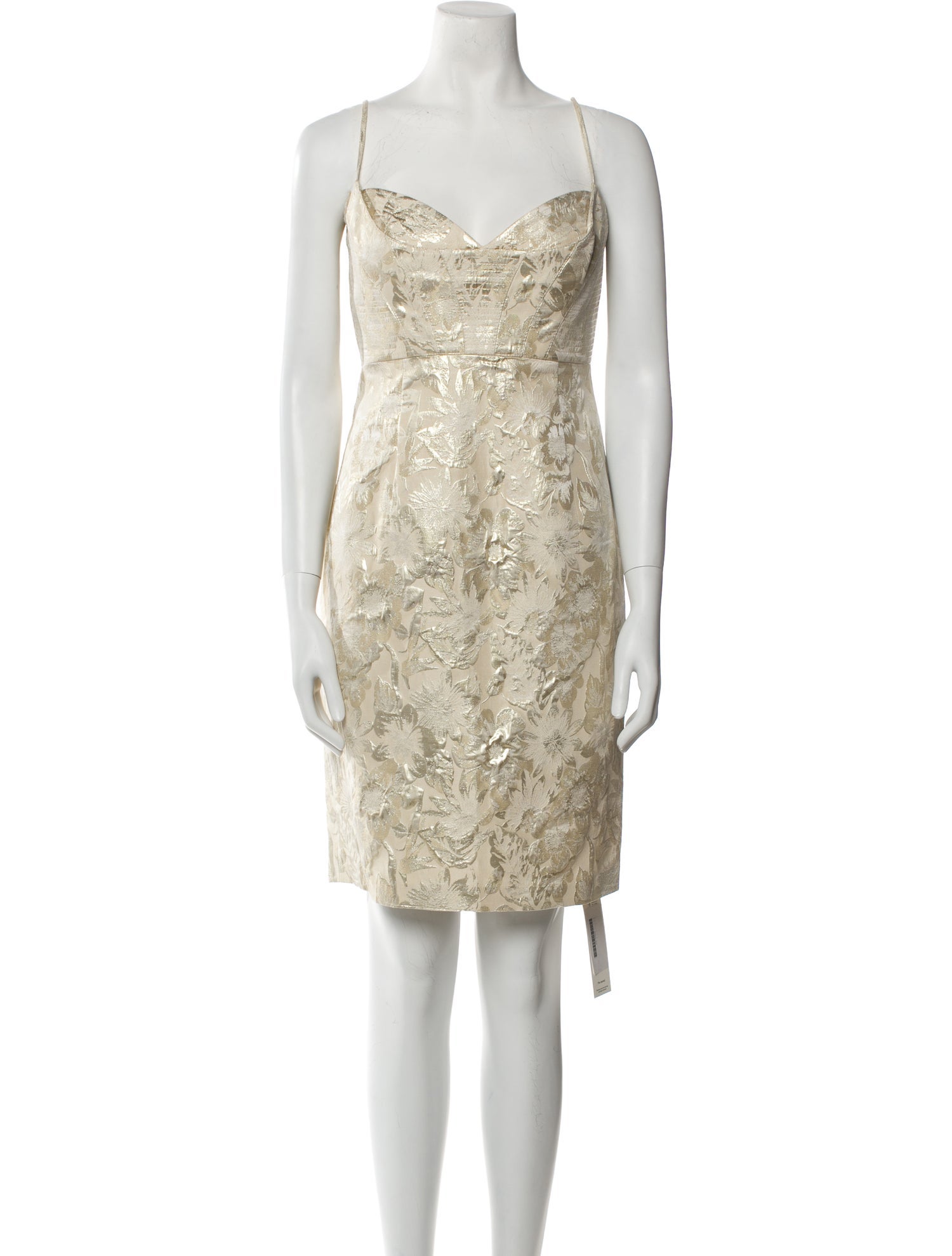 Escada Square Neckline Mini Dress