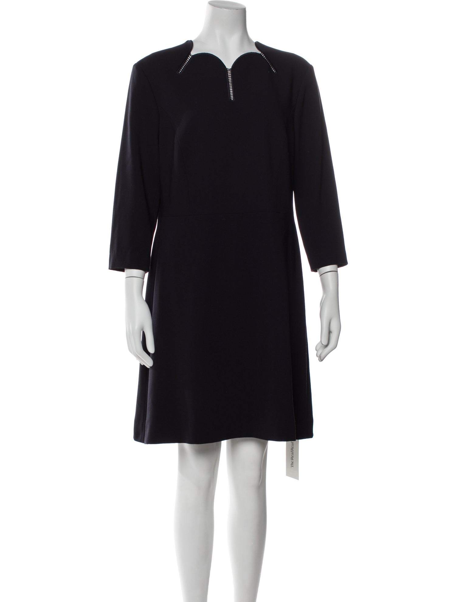 Escada Virgin Wool Knee-Length Dress