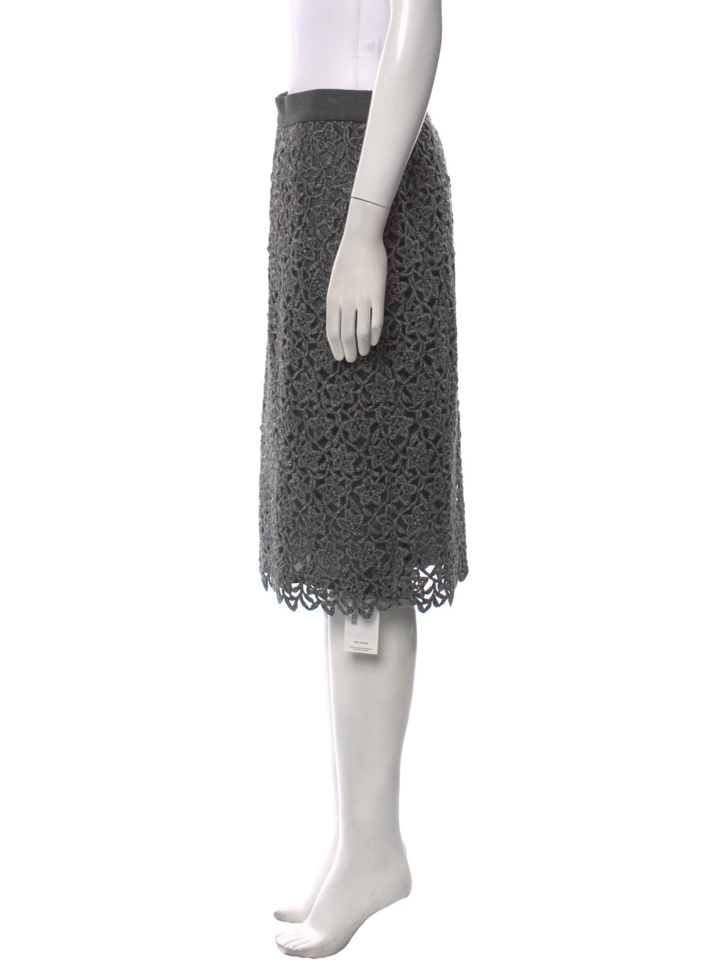Escada Virgin Wool Knee-Length Skirt