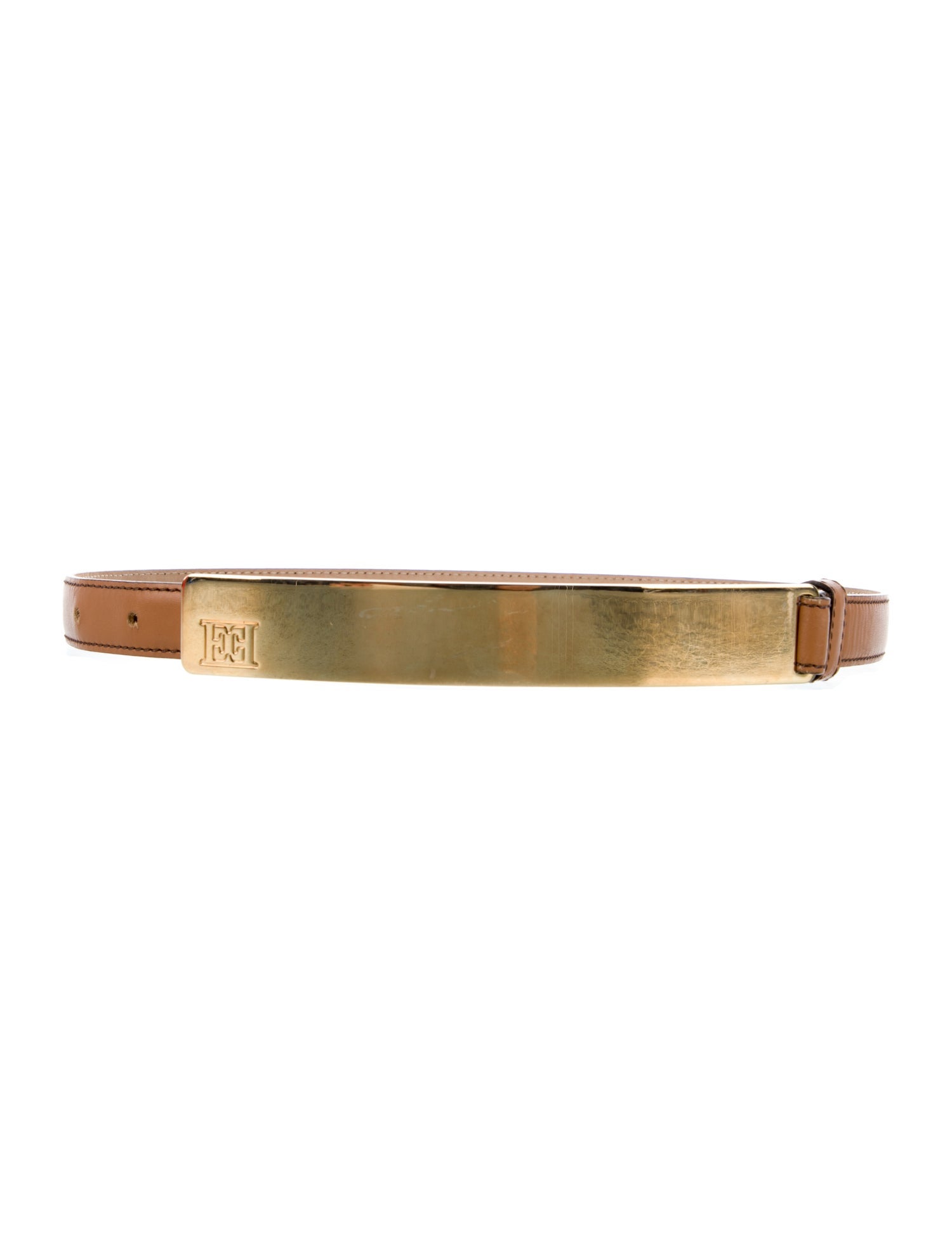 Escada Skinny Leather Belt
