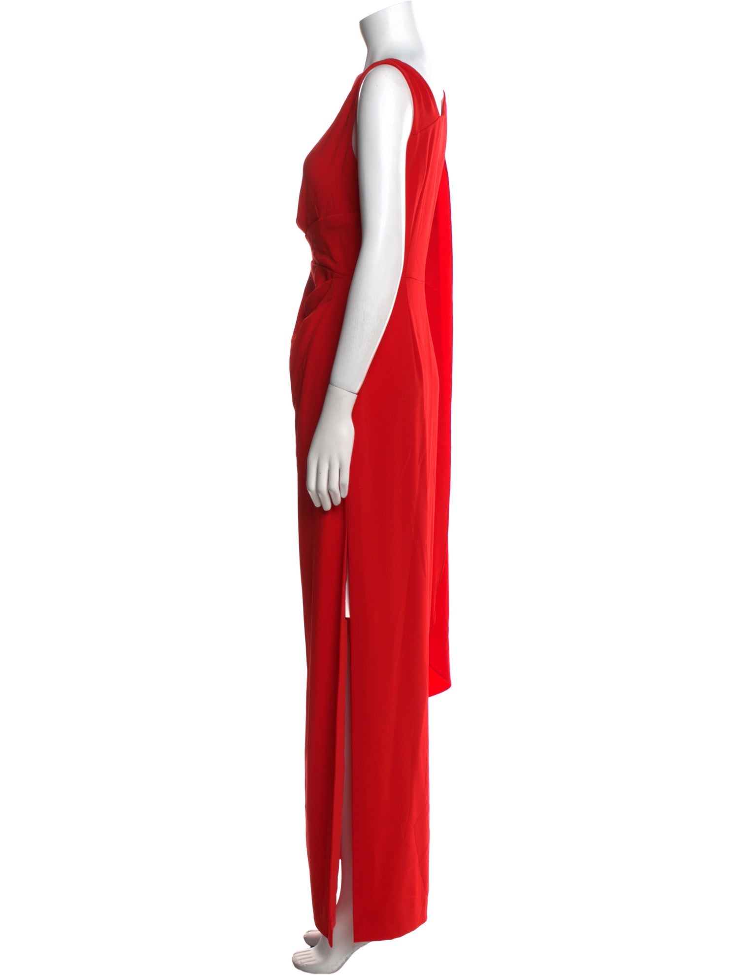 Escada One-Shoulder Long Dress