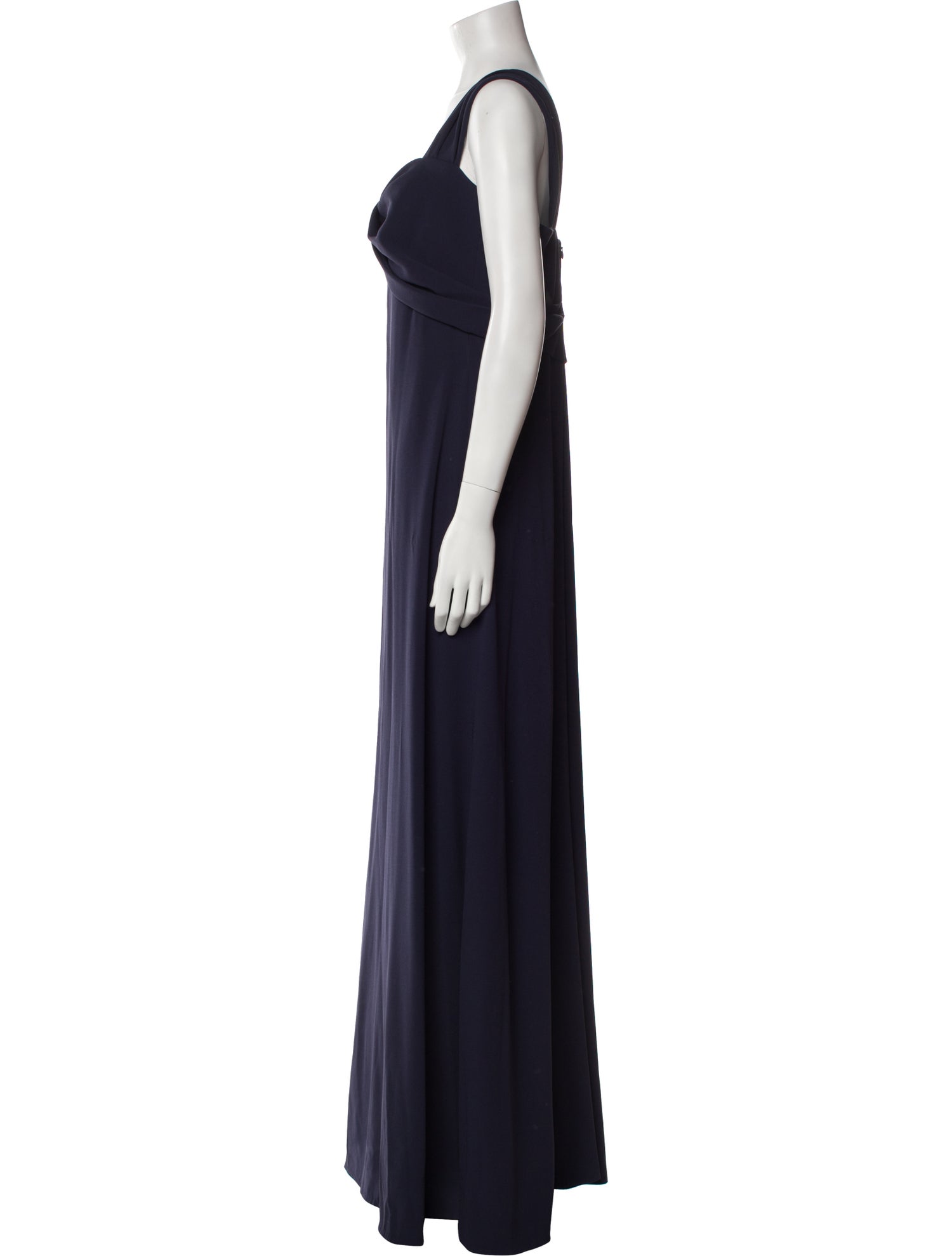 Escada Square Neckline Long Dress