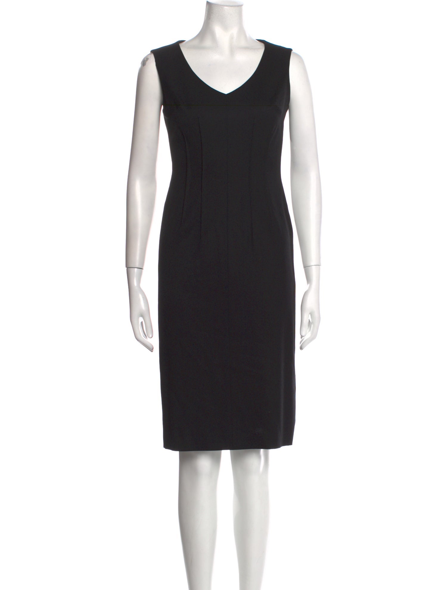 Escada Virgin Wool Knee-Length Dress