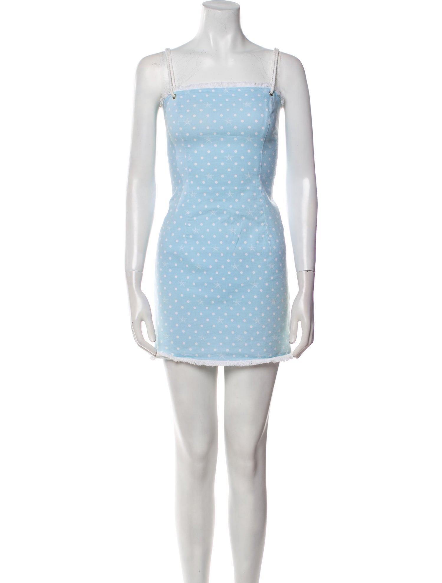 Escada Polka Dot Print Mini Dress