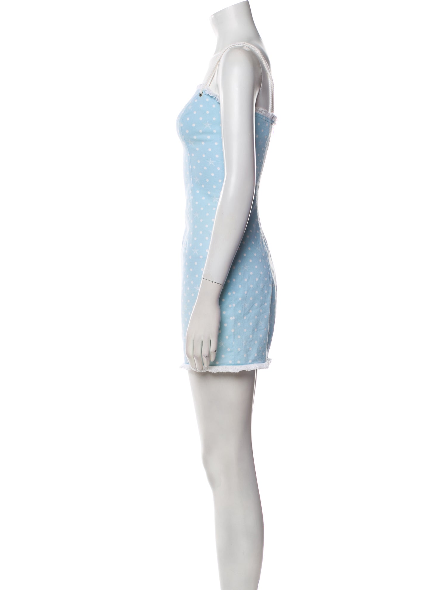 Escada Polka Dot Print Mini Dress