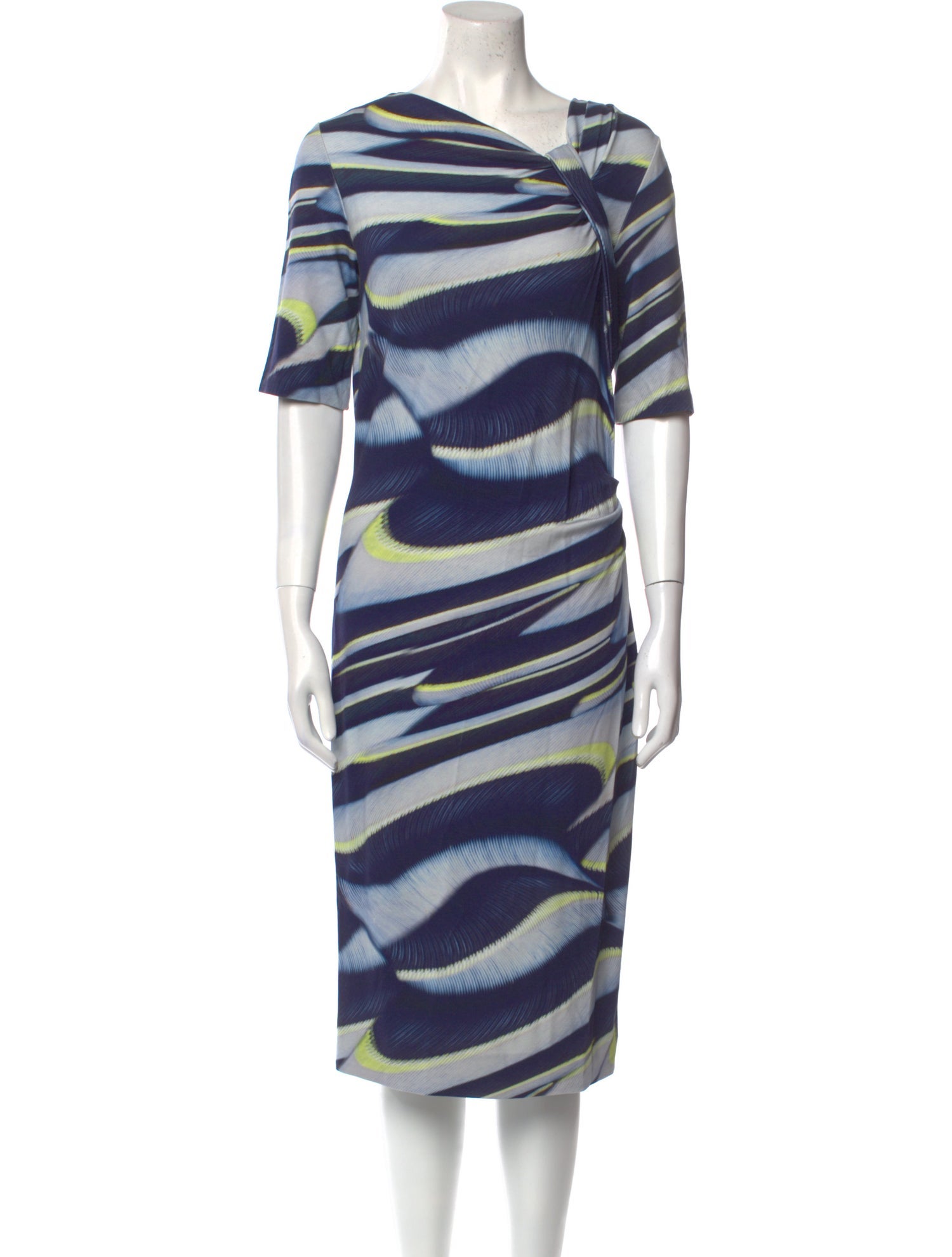 Escada Printed Midi Length Dress