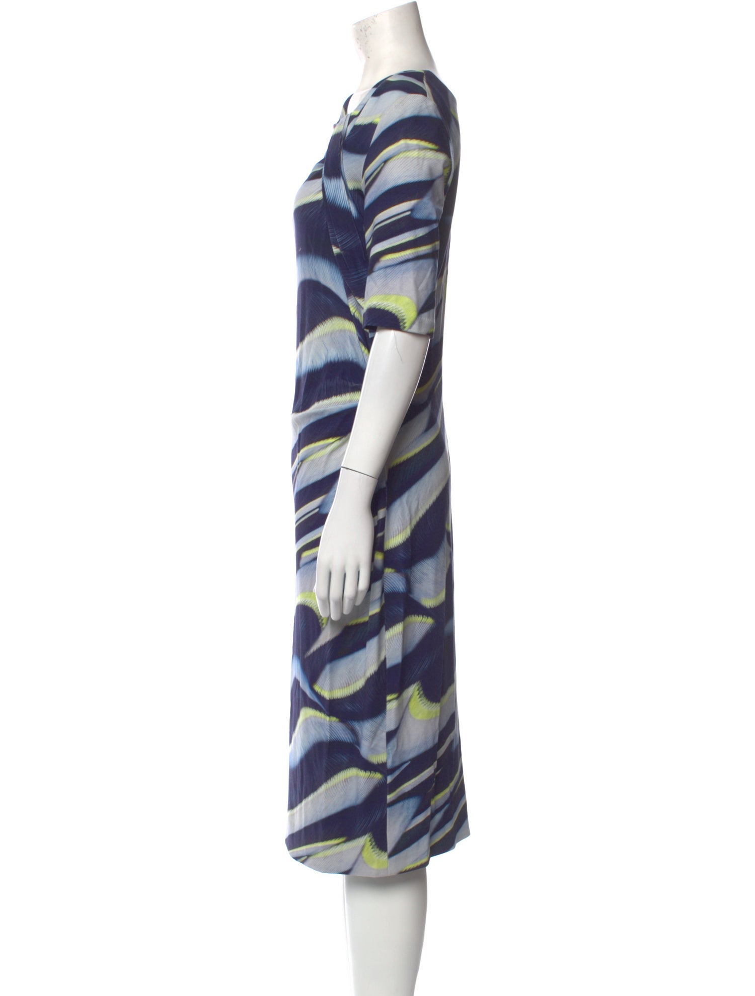 Escada Printed Midi Length Dress