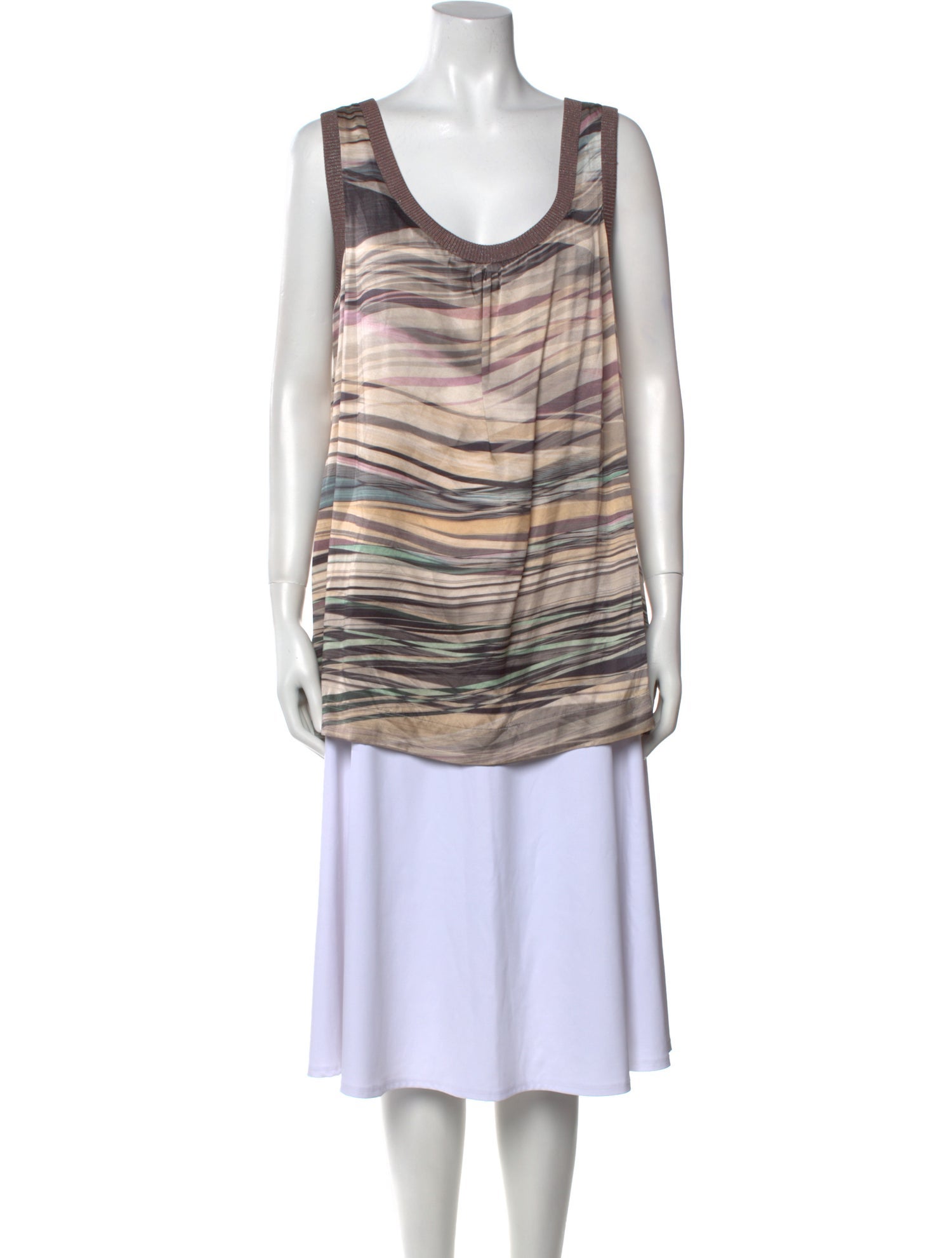 Escada Silk Printed Tunic