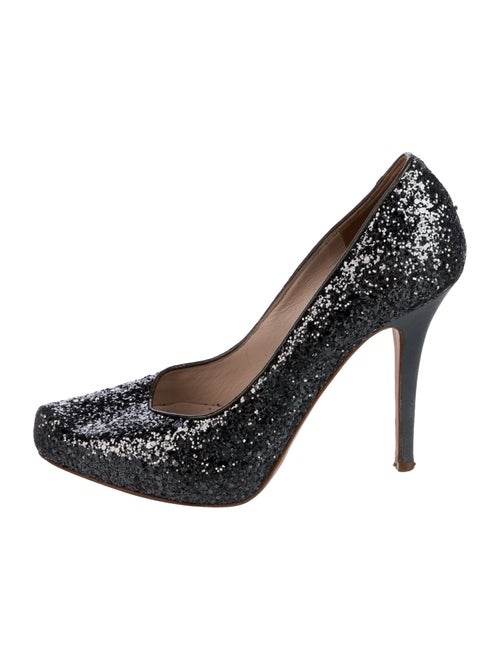 Escada Glitter Pumps