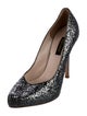 Escada Glitter Pumps