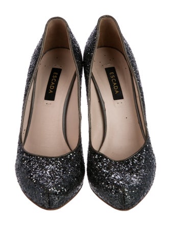 Escada Glitter Pumps