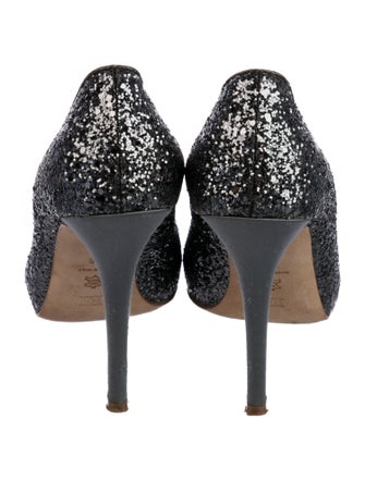 Escada Glitter Pumps
