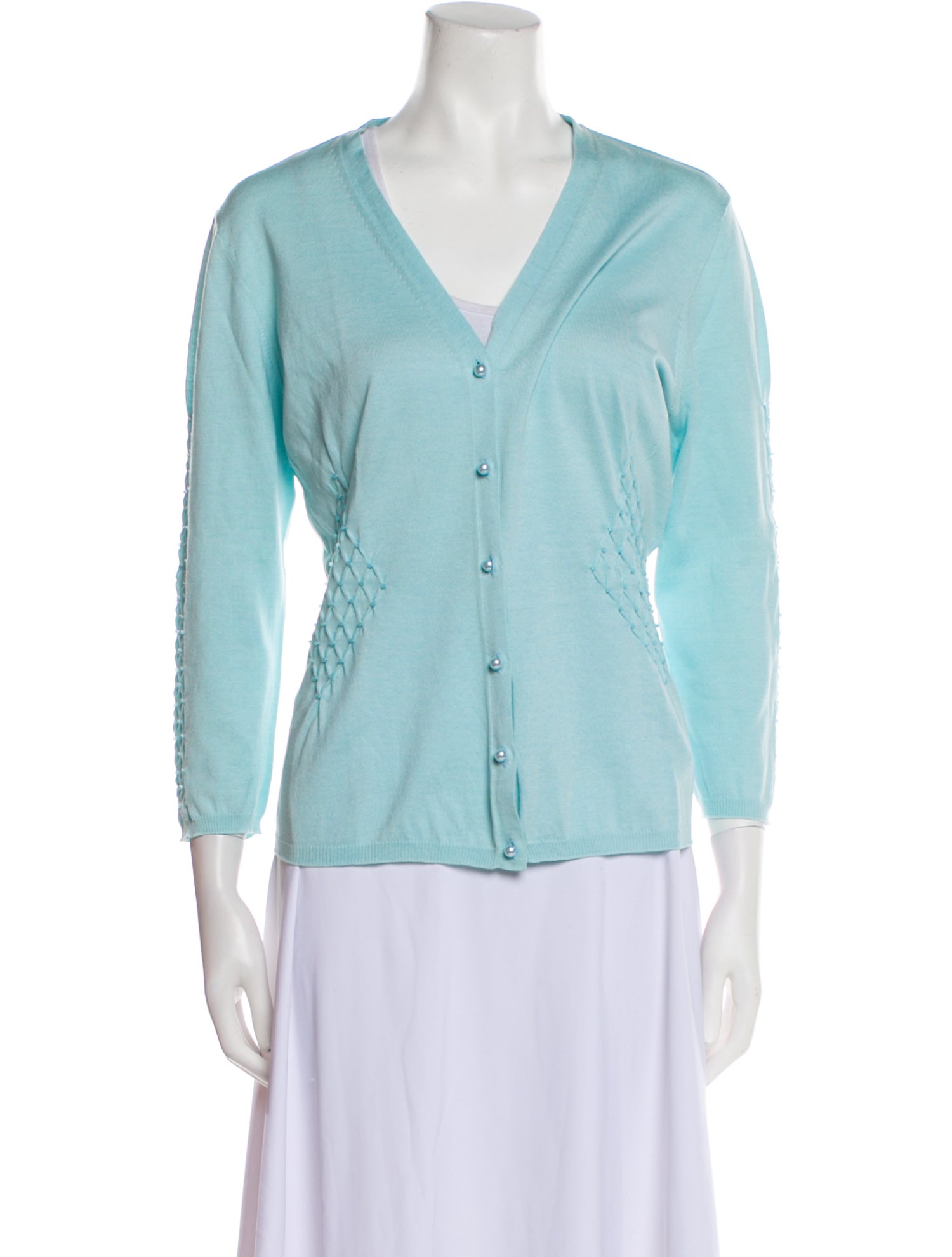 Escada Silk V-Neck Sweater