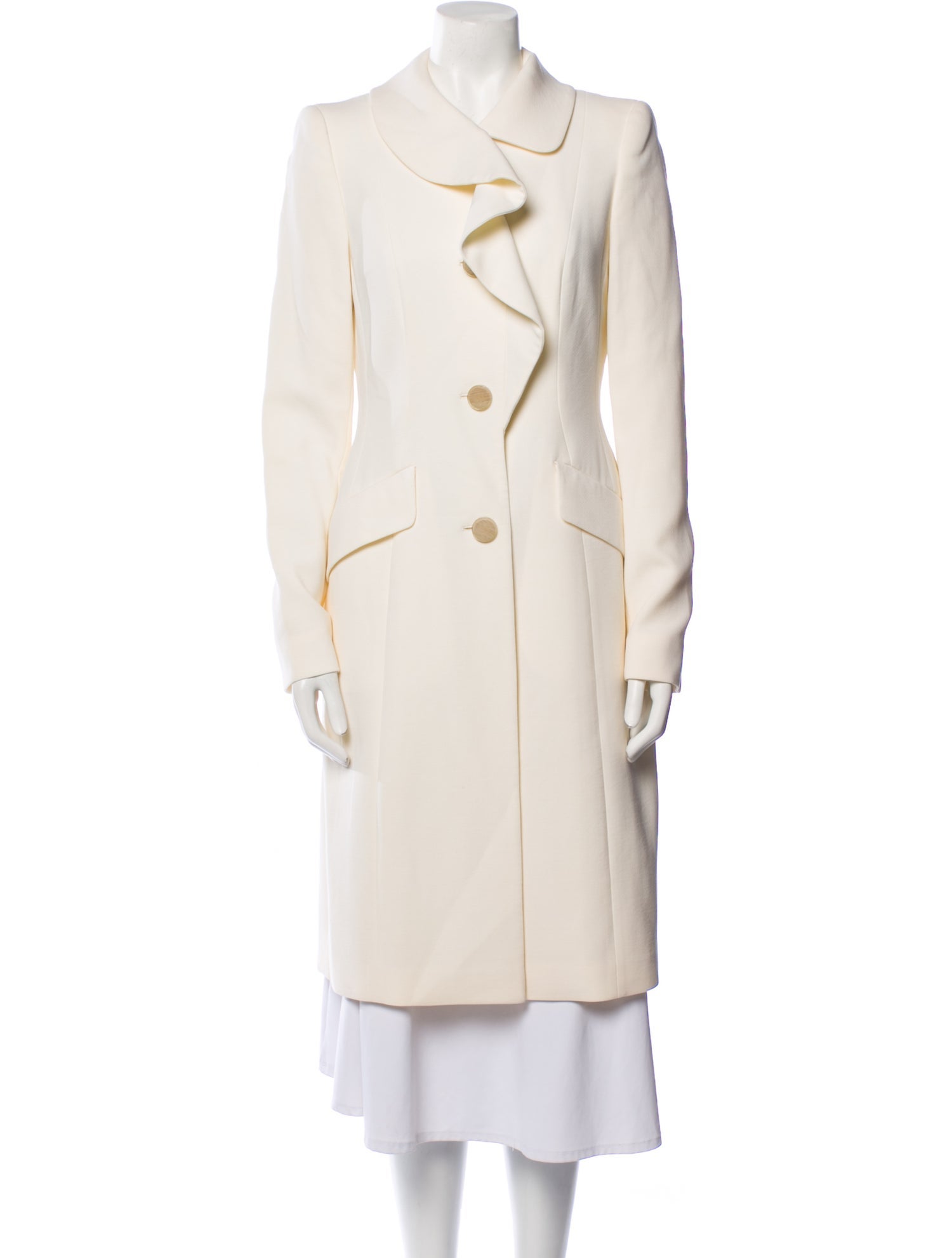 Escada Virgin Wool Trench Coat