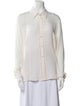 Escada Long Sleeve Button-Up Top